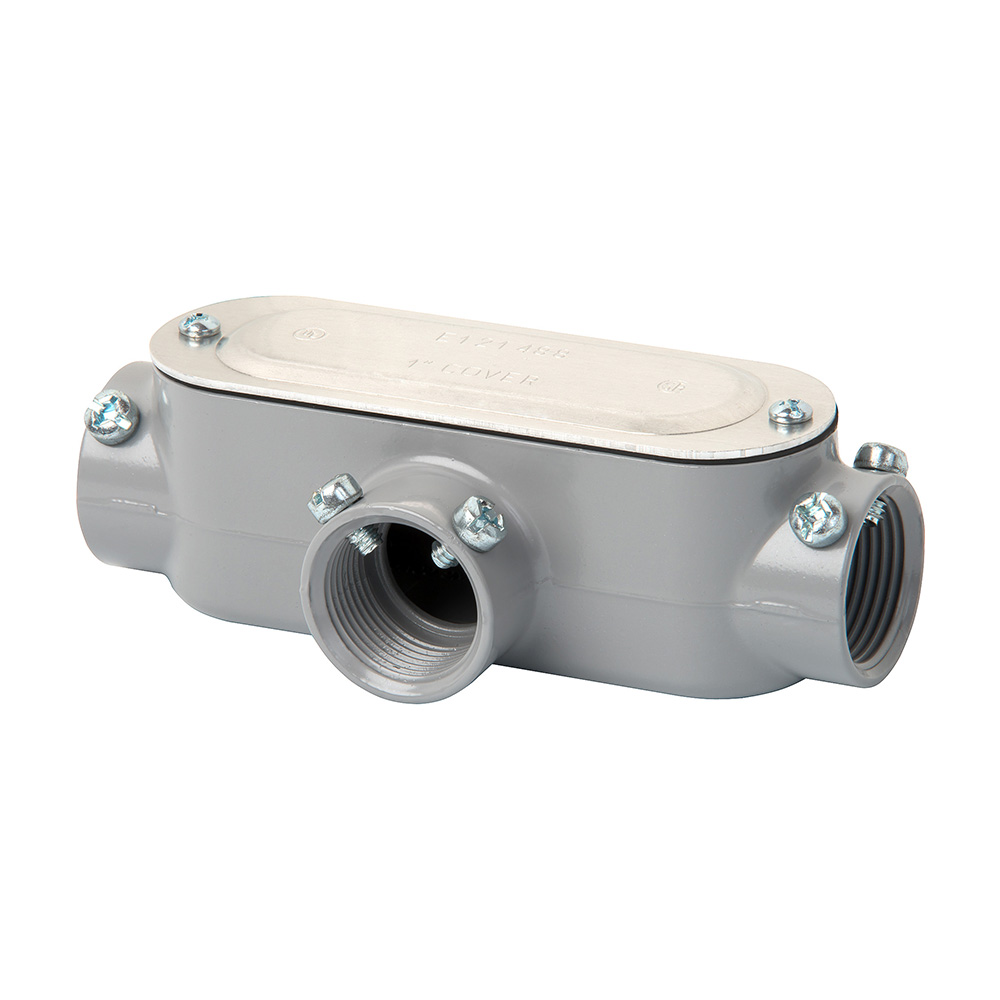 MADISON, 1 COMBO LT W/C & G RIGID T BODY W/COVER & GASKET ALUMINUM COMBINATION-RIGID & SETSCREW ALUMINUM UL APPROVED COMBINATION - RIGID AND SETSCREW
