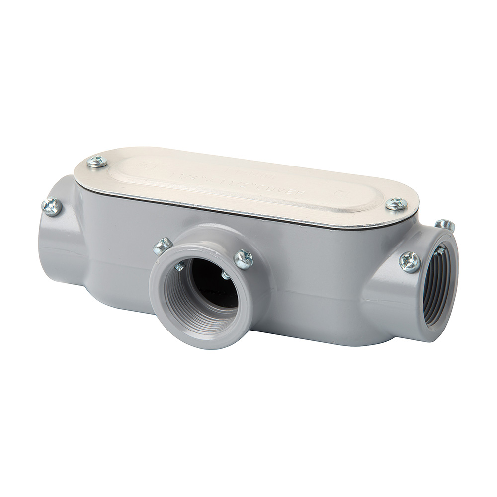 MADISON, 1-1/4 COMBO LT W/C & G RIGID T BODY W/ COVER & GASKET ALUMINUM COMBINATION-RIGID & SETSCREW ALUMINUM UL APPROVED COMBINATION - RIGID AND SETSCREW