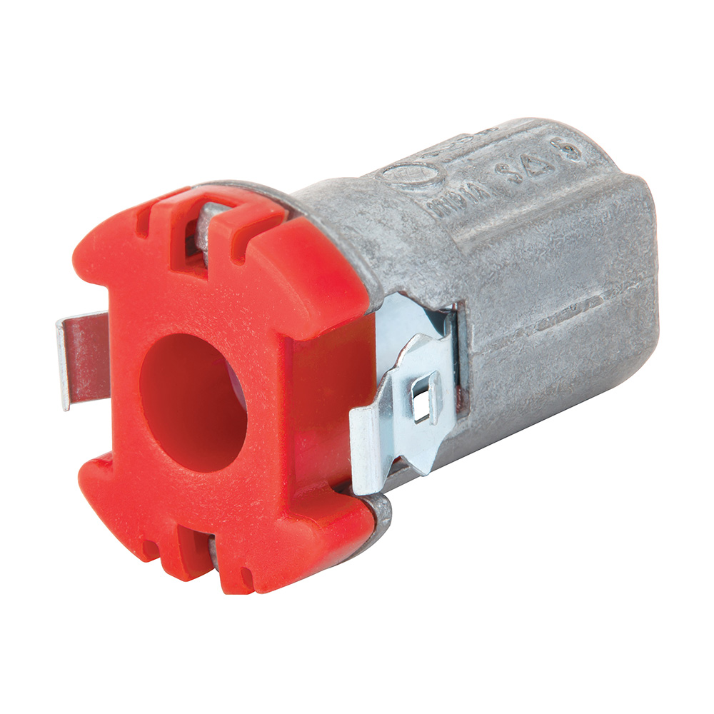 MADISON, CUT-IN SNAP LOCK MC CONNECTOR CUT-IN SNAP LOCK MC CONNECTOR CONNECTS METAL CLAD OR ARMORED CABLE IN OLD WORK BOX FOR AC STEEL & ALUM, MC/MCI STEEL, ALUM & HCF 14/2-10/3 ZINC DIE CAST, SPRING STEEL, & POLYCARBONITE BUSHING  FITS 1/2