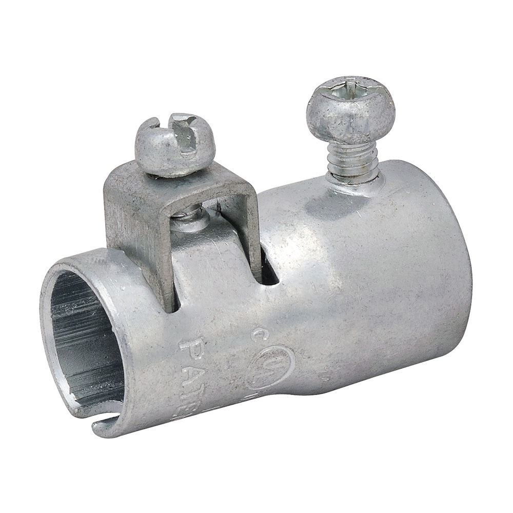 MADISON, 3/4 DBL BITE SADDLE TYP SS COUP - DBL BITE SADDLE TYPE SS COUP TUBULAR STEEL FOR FLEX, AC, MC CABLE TO EMT CONDUIT