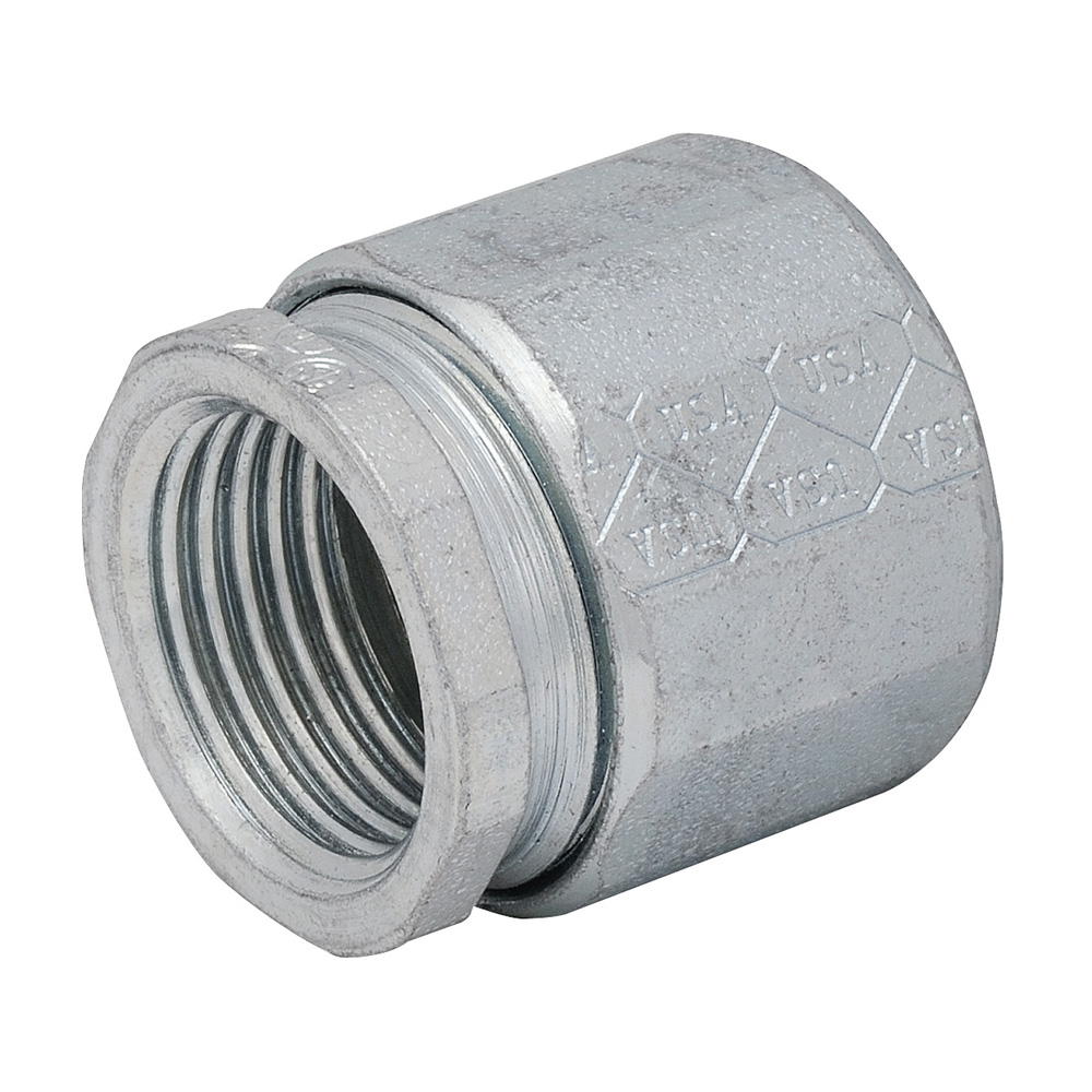 MADISON, 1/2 3-PIECE COUPLING THREE-PIECE COUPLING STEEL, FOR RIGID AND IMC CONDUIT MACHINED STEEL  1/2