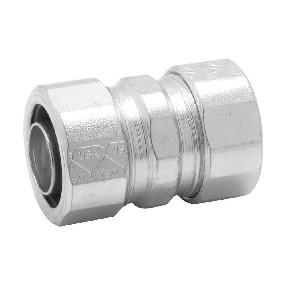 MADISON, 1/2 COMB/COMB COUP LIQUID-TIGHT TO RIGID CONDUIT STEEL COMPRESSION COMBINATION COUPLING FOR ADAPTING RIGID