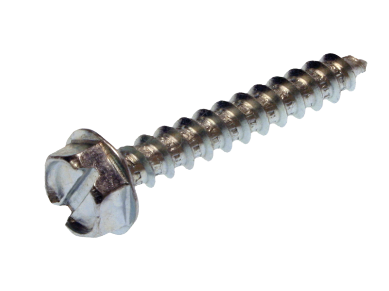 10 x 2-1/2 Indented Hx Wshr (5/16) Tapping Screw S.S.