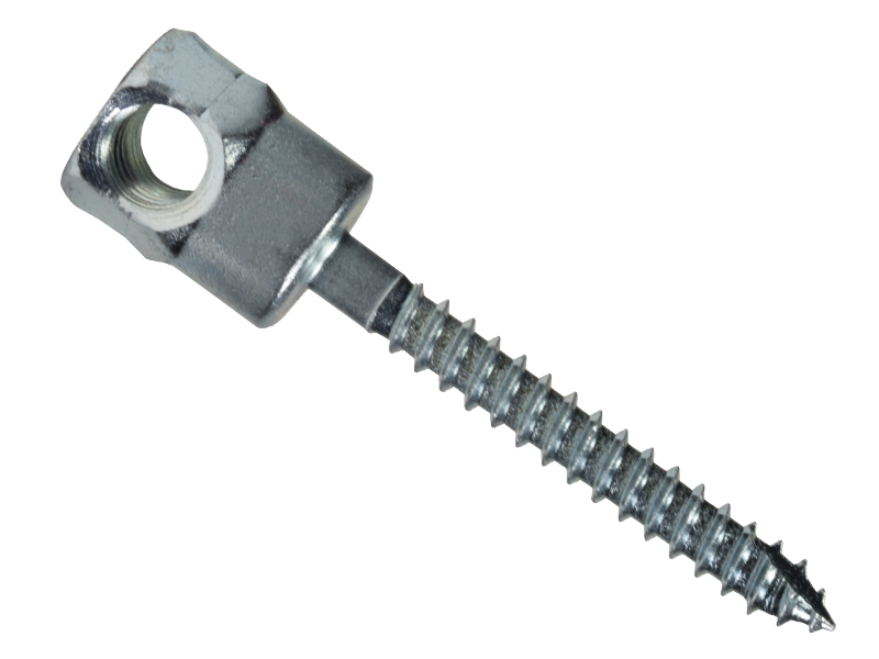 1/4 x 1 Horizontal Wood Rod Hanger for 1/4-20 Threaded Rod Type 17 Point - Use RND62 Driver