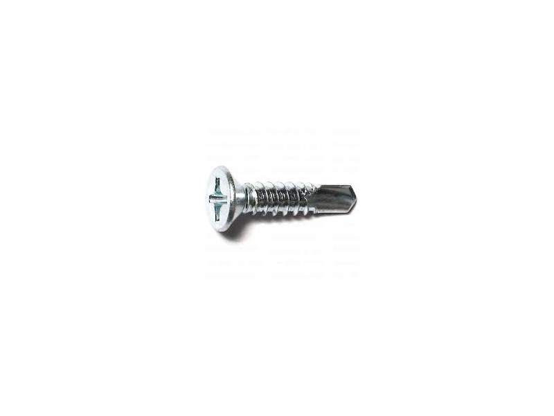 #6 x 1/2 Flat Head Phillips DRILL TIP #3 Point Zinc