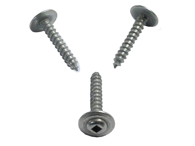 12 x 1-1/4 Modified Pan Hd Square Drive Tapping Screw USA Made Zinc u/m 5,000