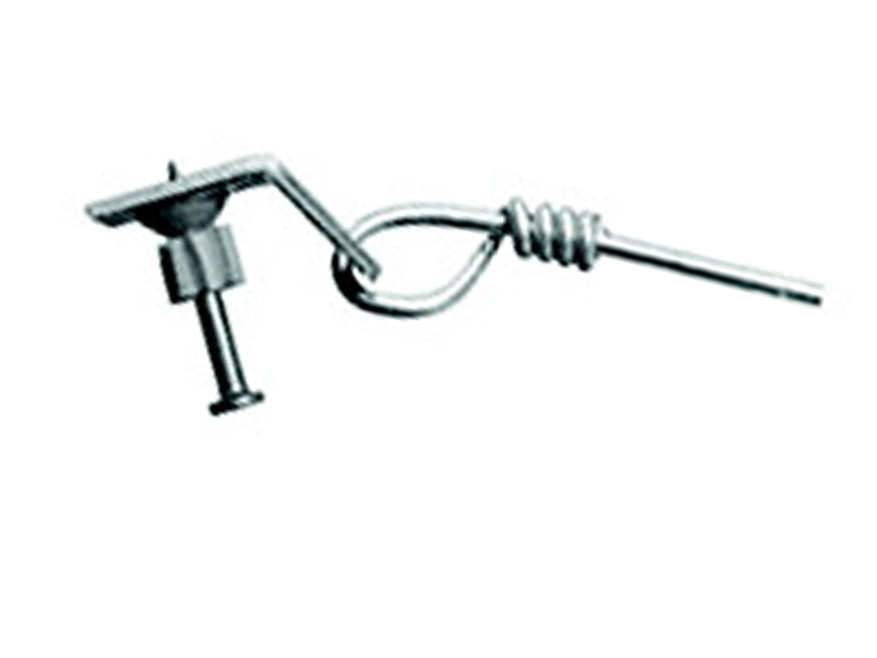 12' Pretied Ceiling Wire With Clip Only - Steel