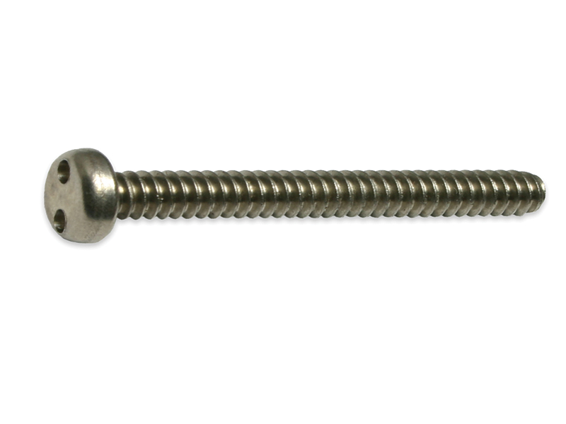 1/4-20 x 3 Pan Head Spanner Tamper Resistant Machine Screw USA Made 18-8 Stainless Steel