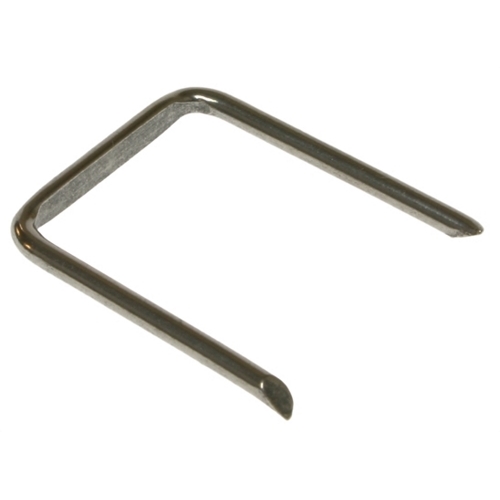 Non Insulated Cable Staple, #12, #14 AWG cable size, Non Metallic Cable, Romex Cable  type, 1 x 1/2 in. staple size, 500 per jar