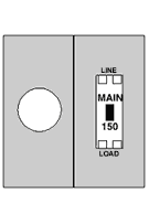 Product image for MIDWEST MS150C 150A SURFACE MTRD 17