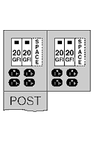 Midwest Electric�s metallic RV units are manufactured using 16-gauge, galvanized zinc-coated steel and NEMA 3R construction, which resists corrosion and fading and provides lasting service in outdoor applications.  Units are available in surface mount and earth burial or padmount posts, offering a wide range of receptacle configurations to fit your needs.