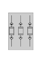 Metallic, 30A Fusible disconnects. Pullers are removable or reinstallable in the OFF position for user safety during equipment maintenance. Listed for use as service entrance.