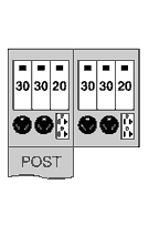 Midwest Electric�s metallic RV units are manufactured using 16-gauge, galvanized zinc-coated steel and NEMA 3R construction, which resists corrosion and fading and provides lasting service in outdoor applications.  Units are available in surface mount and earth burial or padmount posts, offering a wide range of receptacle configurations to fit your needs.