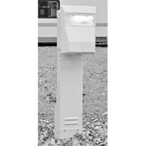 Product image for Midwest Electric Products M075CP6010 120/240 Volt 100 Amp Galvanized Steel Ring Type Metered Power Outlet