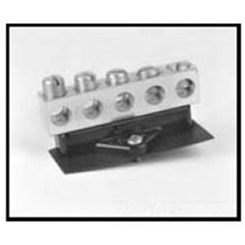 Midwest Electric NI100B2 Lug Assembly, Conductor Range (Main/Primary): 14 - 1/0 AWG Copper-Aluminum, 5 Ports