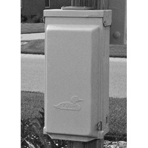 Product image for Midwest Electric Products U075CP6010 120/240 Volt 100 Amp Galvanized Steel Unmetered Power Outlet