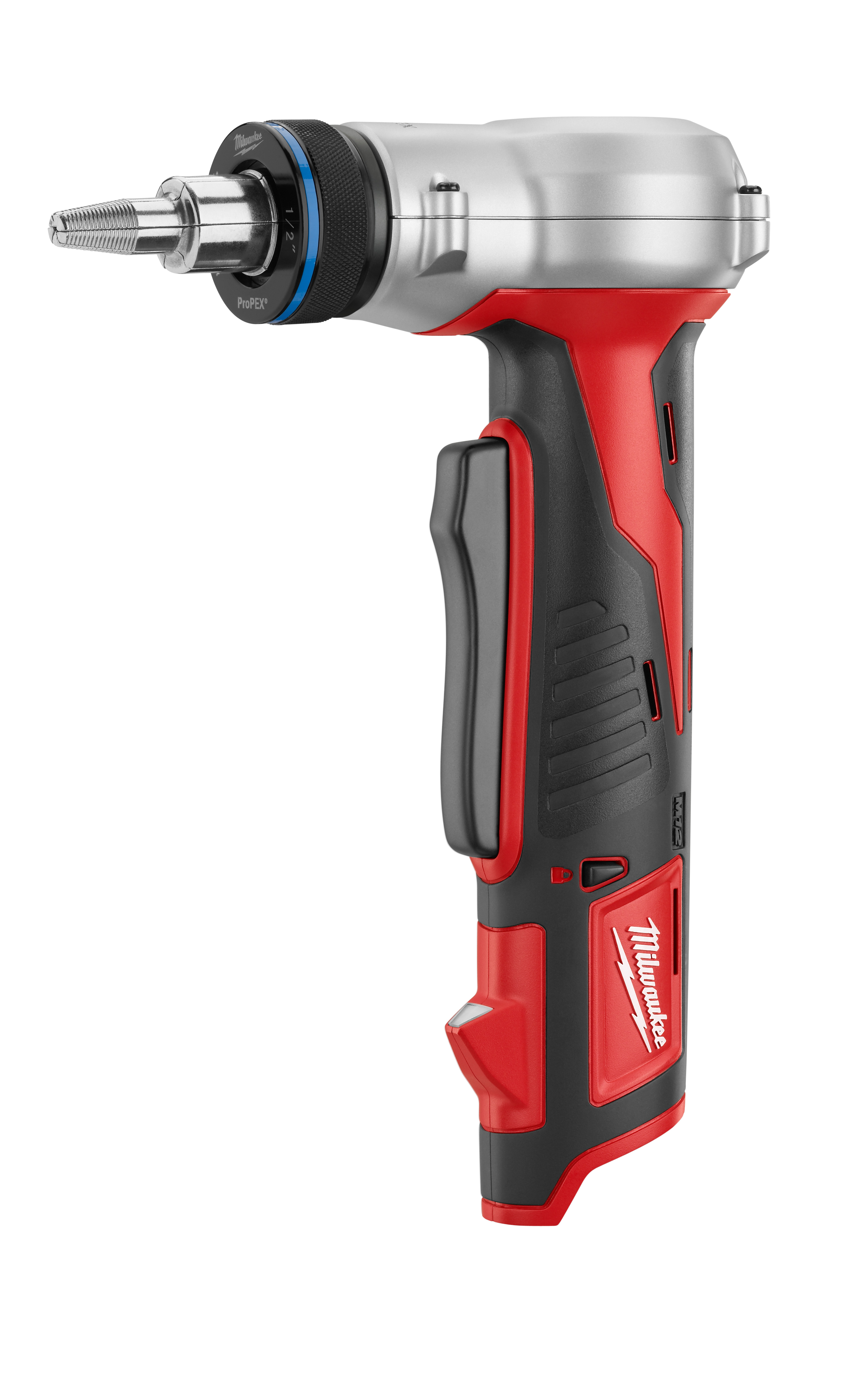 The M12™ cordless lithium-ion ProPEX® expansion tool features an auto-rotating head for convenient one-handed operation. A compact right angle design makes installing tubing in tight locations fast and easy, and the quick cam mechanism delivers precise, continuous expansion for 3/8 in. to 1 in. ProPEX® connections. Designed specifically for Uponor ProPEX®, the M12™ ProPEX® expansion tool is built to make effortless installations faster than other tools available. Learn more about Uponor, Inc and the ProPEX® system.