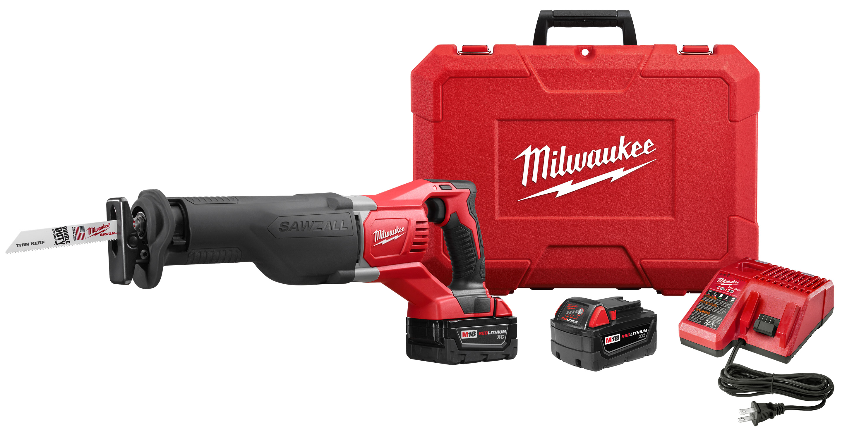 Milwaukee 2621-22 M18™ SAWZALL® Reciprocating Saw - 2 Battery Kit