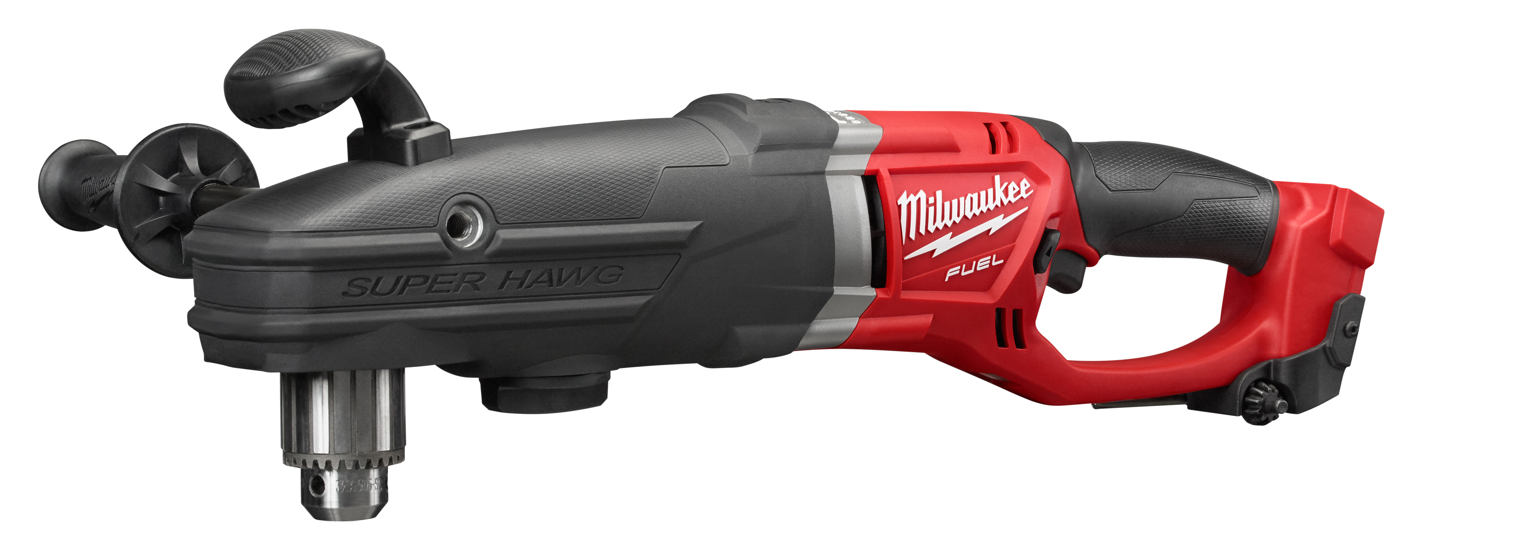 The first tool of its kind, the M18 FUEL™ SUPER HAWG™ delivers the power and run-time necessary to complete cordless rough-ins. Optimized for Plumbing and HVAC professionals, this drill powers through 6” holes and can drill over (75) 2-9/16” holes per charge in 2x dimensional lumber with a self-feed bit. The POWERSTATE® brushless motor delivers constant power under heavy load to maintain drilling speed. REDLINK PLUS™ Intelligence is the most advanced electronic system on the market, preventing damage to the tool and battery caused by overloading or overheating. The REDLITHIUM™ XC5.0 batteries deliver up to 2.5X more run-time, 20PERC more power and 2X more life than standard 18 volt lithium-ion batteries. A mechanical clutch in low speed protects the tool from damage in the case that a bit binds up and the tool stalls. Bullets: POWERSTATE™ Brushless Motor provides constant power under load to power through 6" Holes REDLINK™ PLUS Intelligence Ensures optimal performance and overload protection to prevent damage to the tool or battery during heavy applications. 62608