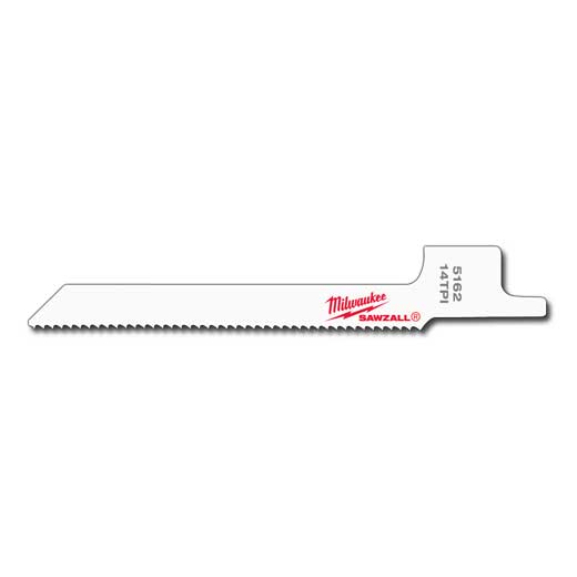 Milwaukee® designs and manufactures SAWZALL® blades for the toughest professional applications. Material, blade geometry and heat treating are designed to maximize metal cutting performance.