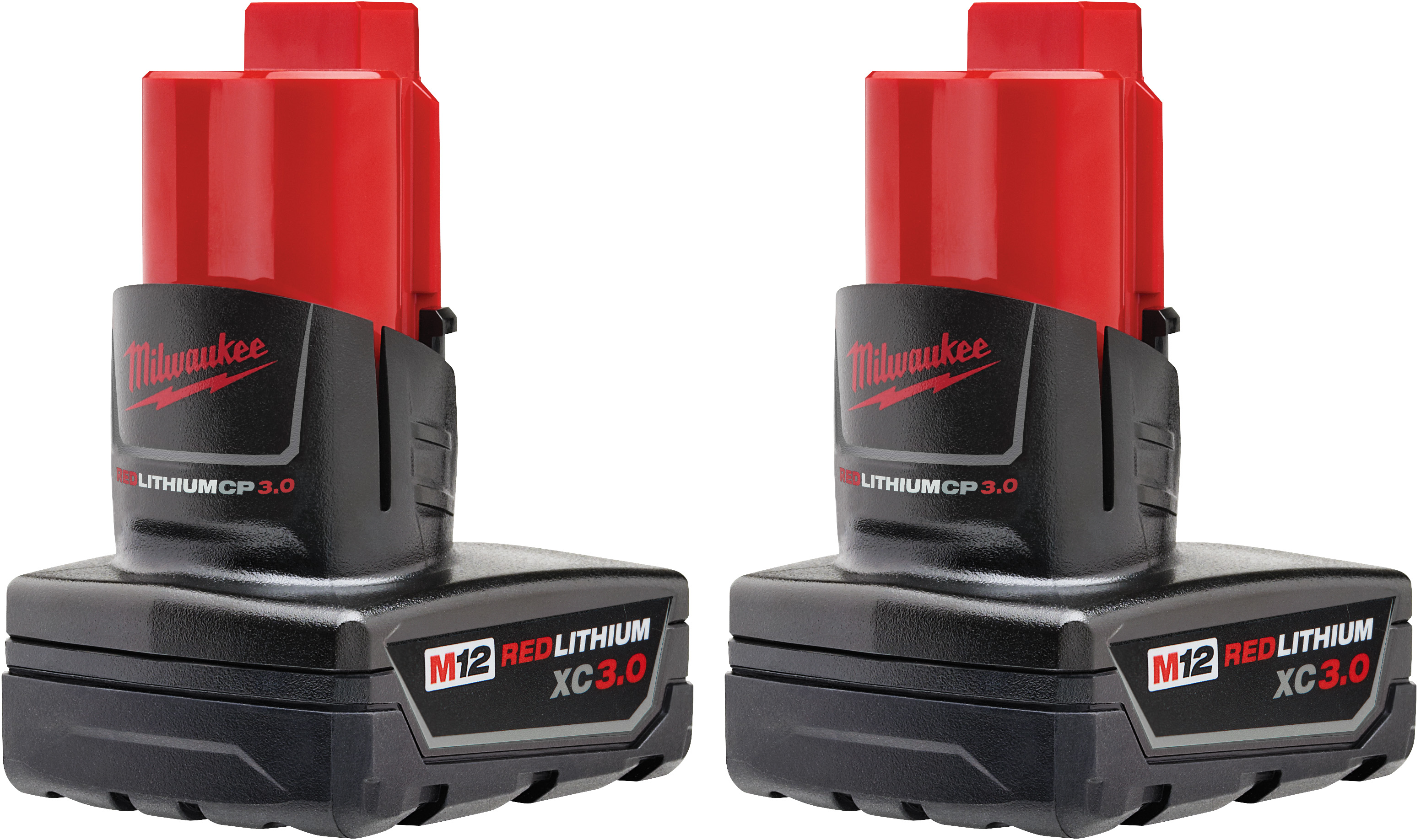 Improving run-time, power and speed; the M12™ XC high capacity REDLITHIUM™ battery will provide 2X the run-time and increased performance as compared to the M12™ compact REDLITHIUM™ battery pack in all M12™ tools. Milwaukee REDLITHIUM™ batteries are the next generation in lithium ion technology. Compatible with all products in the M12 cordless tool system, REDLITHIUM™ battery packs will provide unmatched runtime, performance and durability for the professional tradesman.