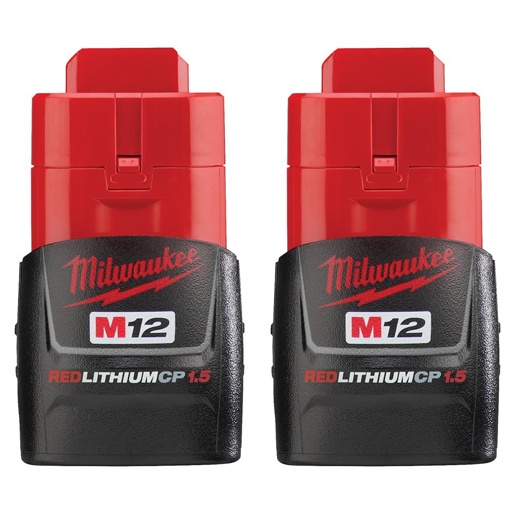 The Milwaukee M12 Li-Ion Battery Starter Kit quickly charges all M12 batteries. It allows you to monitor charging progress, communicates directly with the battery pack to manage charges, and features an easy-to-load design. Its slim profile requires little bench-top room, while the pass-through plug conserves valuable outlet space. The Milwaukee M12 REDLITHIUM battery is smaller and lighter than NiCad compact batteries, yet delivers long runtime and fade-free power. The battery is designed with superior pack construction, electronics, and performance, to optimize work per charge and work over pack life on the jobsite. Managed by Milwaukees exclusive REDLINK Intelligence, the battery features overload protection to prevent you from damaging your cordless power tools in heavy-duty situations, while the discharge protection prevents cell damage. The temperature management system and individual cell monitoring help maximize battery life. Use this durable battery to power your Milwaukee M12 cordless power tools. Bullets: Compatible with M12 REDLITHIUM and M12 lithium-ion batteries With charge management, the charger communicates with the battery pack to ensure a full charge and battery protection Onboard charge indicator light provides the status of the battery REDLINK Intelligence provides optimized performance and overload protection using total system communication between tool, battery and charger Best-in-class battery construction: Offers long-lasting performance and durability All-weather battery performance: delivers fade-free power in extreme jobsite conditions 42891