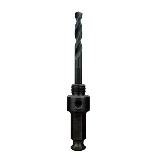 This Milwaukee hole saw arbor has a 7/16 in. hex shank for greater gripping capability in the chuck. It can be used in 1/2 in. capacity drills and larger. The arbor has a 1/2 - 20 thread and can be used on hole saws from 9/16 in. to 1-3/16 in.. it can be used with 49-56-8000, 49-56-8002 and 49-56-8005 pilot bits. Pilot bit 49-56-8000 is supplied with this arbor for use on wood and metal. One arbor and pilot per package.