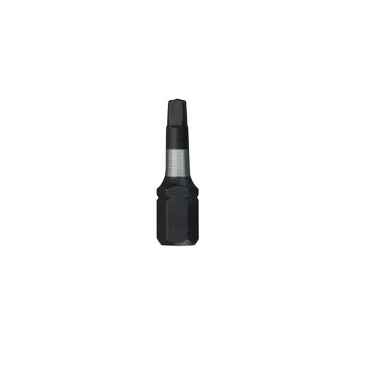 Milwaukee® 48-32-4422 SHOCKWAVE™ Impact Insert Bit, #2 Square Recess Point, 1 in OAL, 1/4 in, Alloy Steel