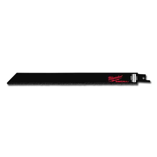 Milwaukee® 48-00-1430 Sawzall® Heavy Duty High Performance Straight Back Reciprocating Saw Blade, 9 in L x 3/4 in W, Universal Tang