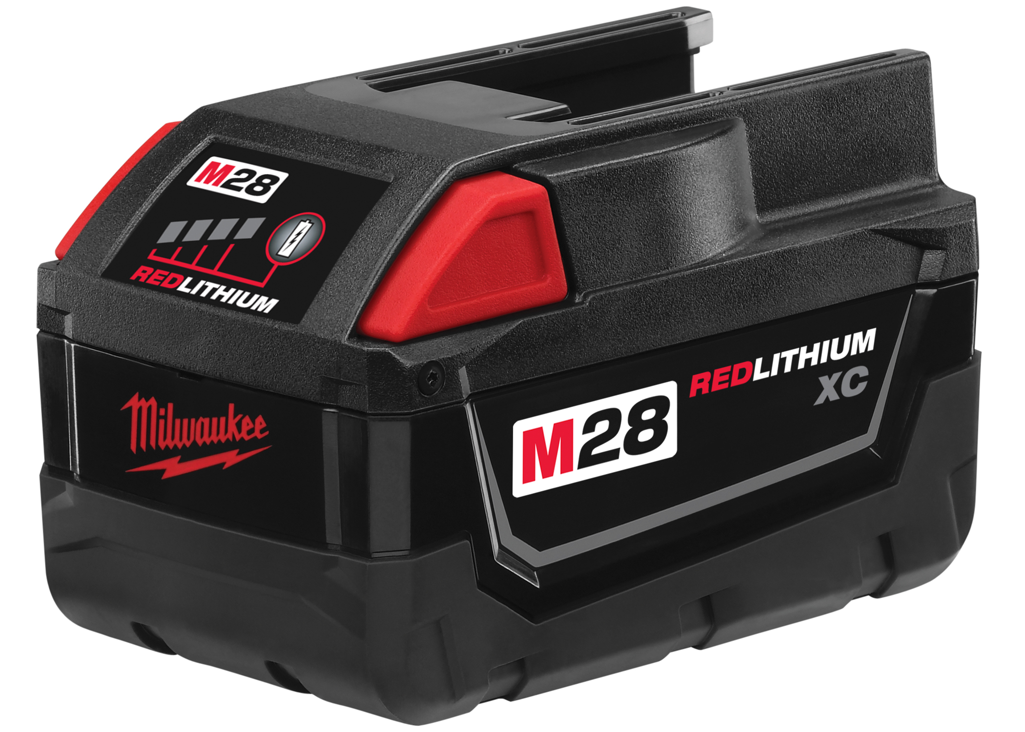 Milwaukee® 48-11-2830 M28™ Rechargeable Cordless Battery Pack, 3 Ah Lithium-Ion Battery, 28 VDC, For Use With Milwaukee® M28™ and V28™ Cordless Power Tool