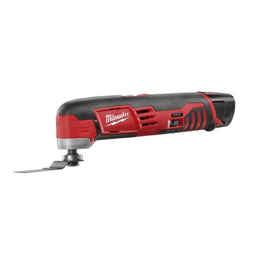 Milwaukee® 2426-22 M12™ Cordless Oscillating Multi-Tool Kit, 5000 to 20000 opm, 12 VDC, Lithium-Ion Battery, 2 Batteries