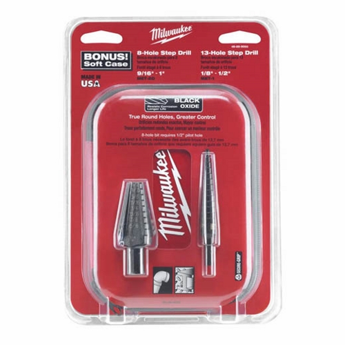 Product image for Milwaukee 48-89-9050 Step Drill Bit Set
