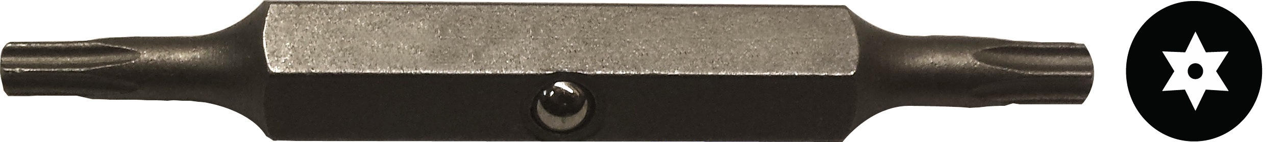 Product image for Cully 69002 T20H-T25H Star Pin Double Ended Replacement Bits