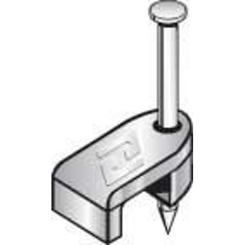 Product image for Minerallac IBT251B 1/4" Insulated Plastic Bell & Thermostat Staples, one nail, Black (100/box)