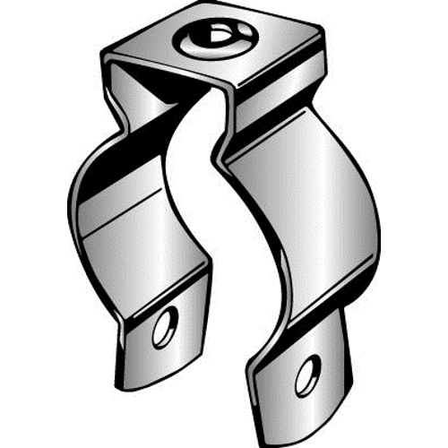 Product image for Minerallac 1 Conduit Hanger, Fits 3/4" EMT or 3/4" Rigid/IMC Conduit, Zinc Plated