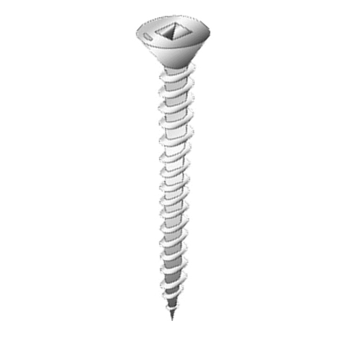 Product image for Cully 13016J 10 x 1" Tapping Screws, Sheet Metal or Wood, Flat Head, Square Drive, Zinc