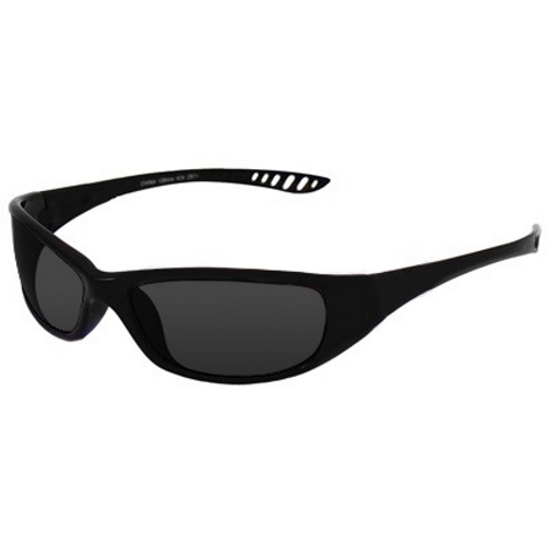 Product image for Cully 19860 Hellraiser Safety Glasses, Black Frame with Smoke Mirror Lens