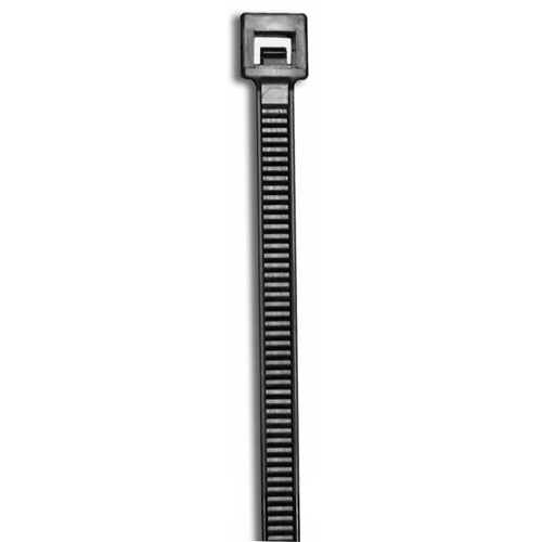 CULLY 22202 4" Black Cable Ties, Bundle Diameter 1/16 To 1-1/8" , Tensile Strength 18 Lbs.