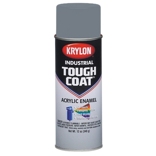 Product image for Cully 37492 Krylon® Industrial Tough Coat® Acrylic Enamel Paint, Machinery Light Gray, 16 oz
