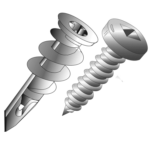 Product image for Cully 39915-6 #8 EZ Ancors™, Zinc Alloy with #8 x 1-1/4" Screws, Square/Phillips, Includes #2-2" Hex Power Bit