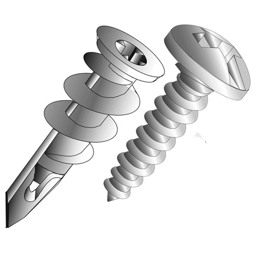 Product image for Cully 39916 #8 EZ Ancors™, Zinc Alloy with #8 x 1-1/4" Screws, Phillips/Slotted, Includes #2-2" Hex Power Bit