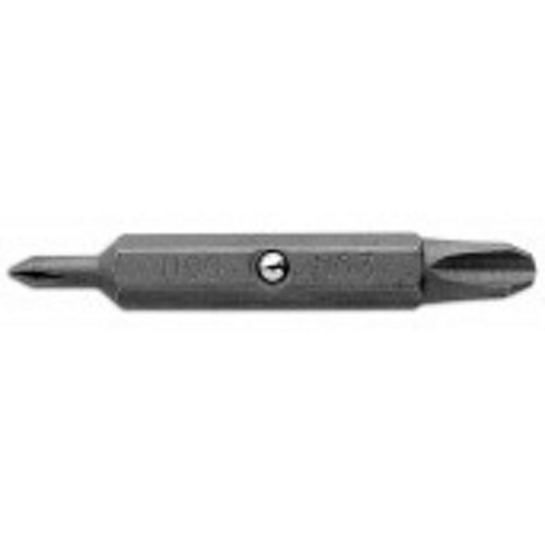 Product image for Cully 40003NP #0 & #3 Phillips Double Ended Replacement Bits, Nickel Plated (15-in-1)
