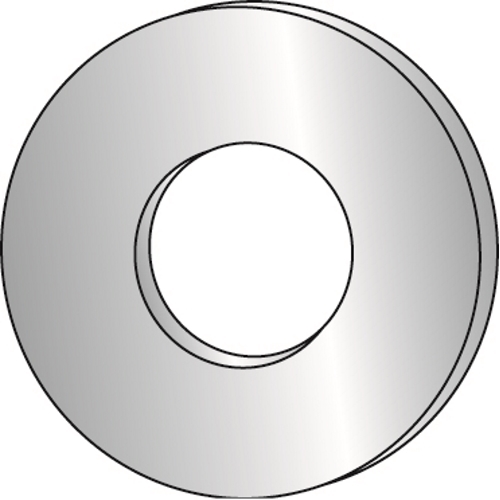 Product image for Cully 40350J 3/4" Flat Cut Washers, Zinc Plated, Jar