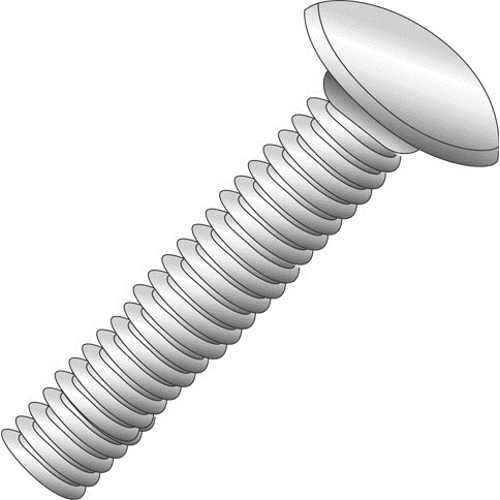 Product image for CUL 55132 1/4-20 x 2 CARRIAGE BOLT