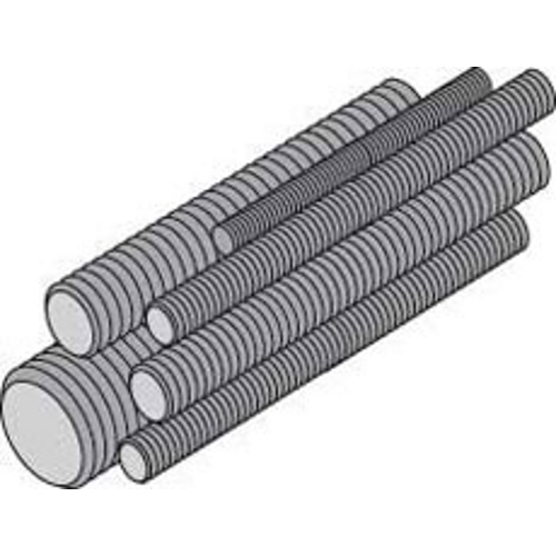 Product image for Cully 59808 1/2"-13 x 10' Threaded Rod, Zinc