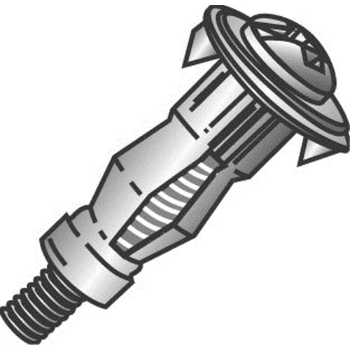 Product image for Cully 60012 3/16 x 2-1/2" Hollow Wall Anchors, Long, Phillips/Slotted, Zinc