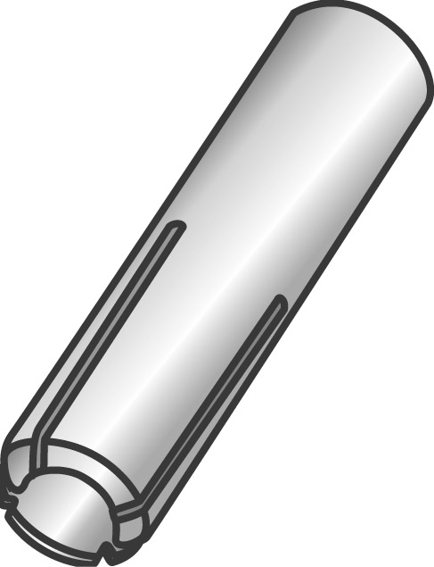 Product image for Cully 60405J 3/8-16 Shallow Embedment Steel Drop-In Anchors, Includes Setting Tool, Zinc Plated, Jar