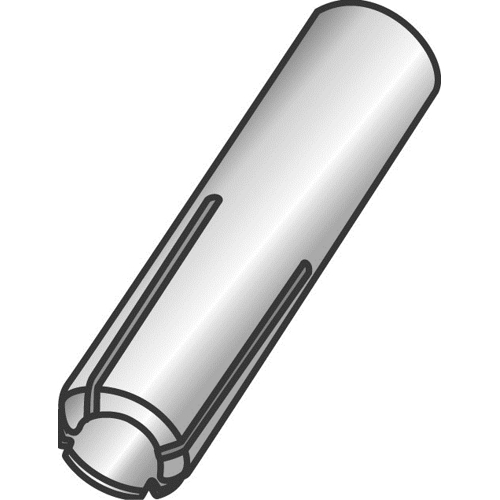 Product image for Cully 60406 1/2-13 x 2" Steel Drop-In Anchors, Includes Setting Tool, Zinc