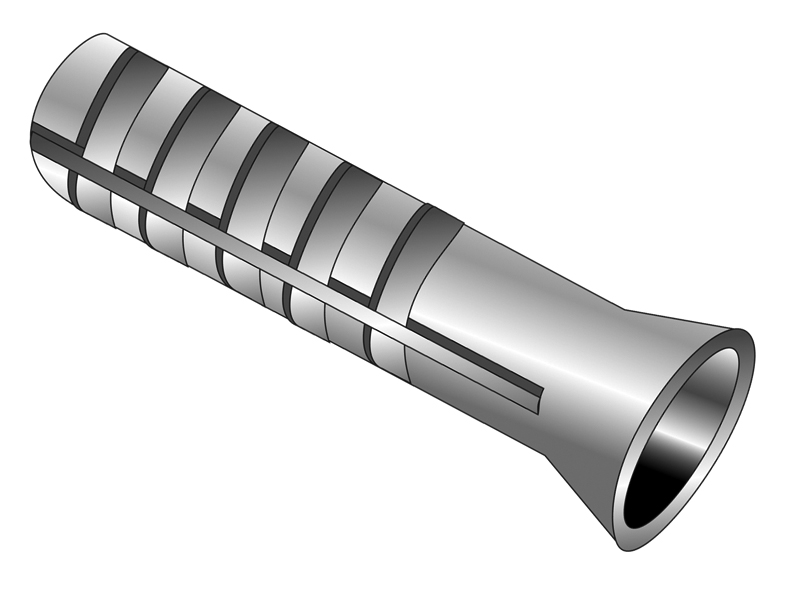 Product image for Cully 60804J #6-8 x 1" Lead Anchors for Sheet Metal or Wood Screws, Jar