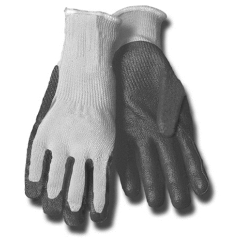 Product image for Cully 67652 Latex Coated Knit Glove, Gray/Blue, Large
